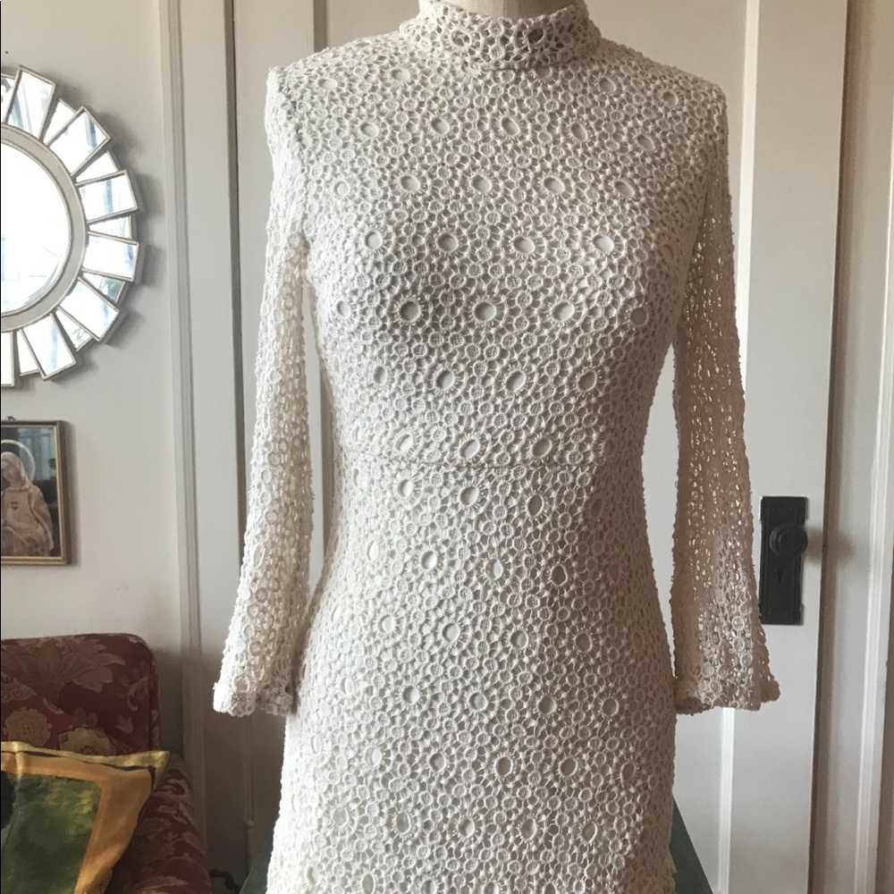 Retro crocheted dress